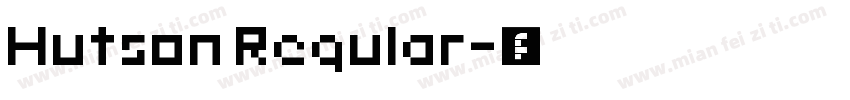 Hutson Regular字体转换